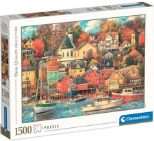 NEW Clementoni Jigsaw Puzzle 1500 Pieces High Quality Good Times Harbor