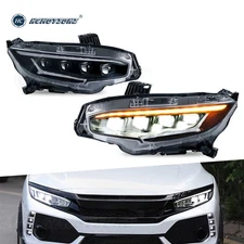 HCMOTION Headlights Head lamps DRL For Honda Civic 2016-2021  Startup Animation