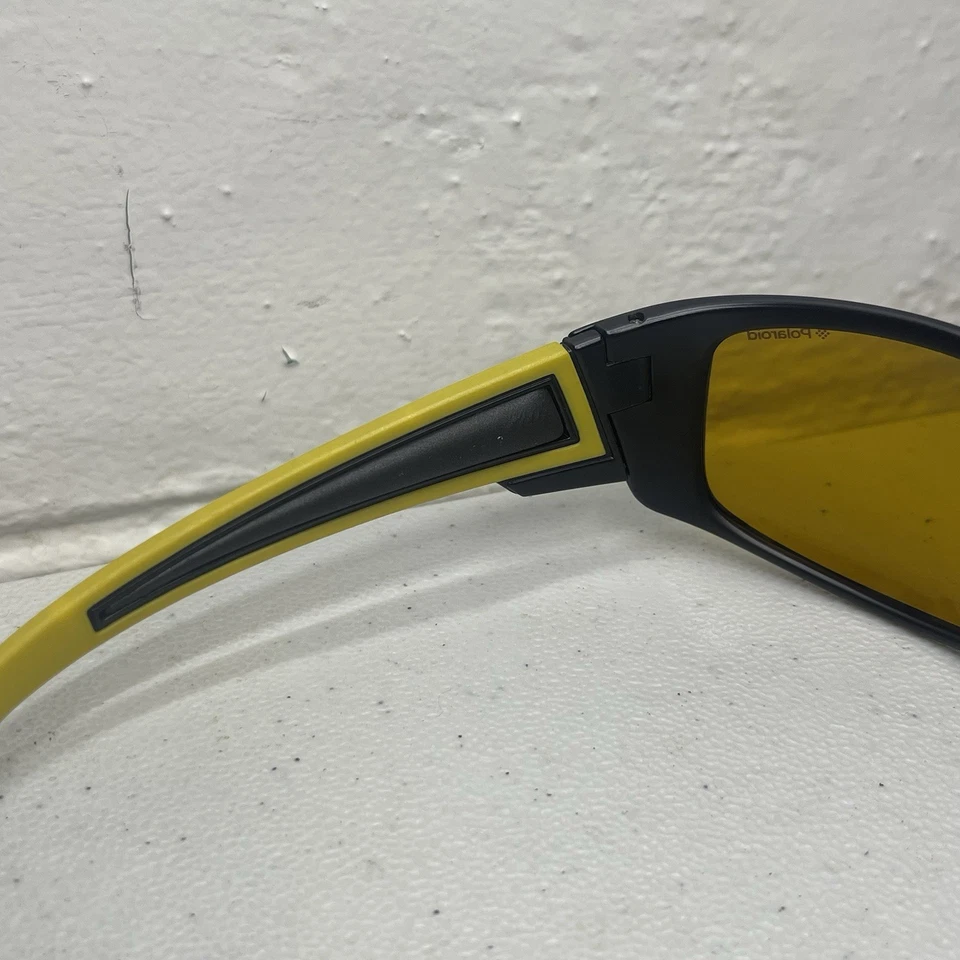 Polaroid Sunglasses Mens Tinted Yellow and Black Clean Frames Only Polarized - Image 3 of 4
