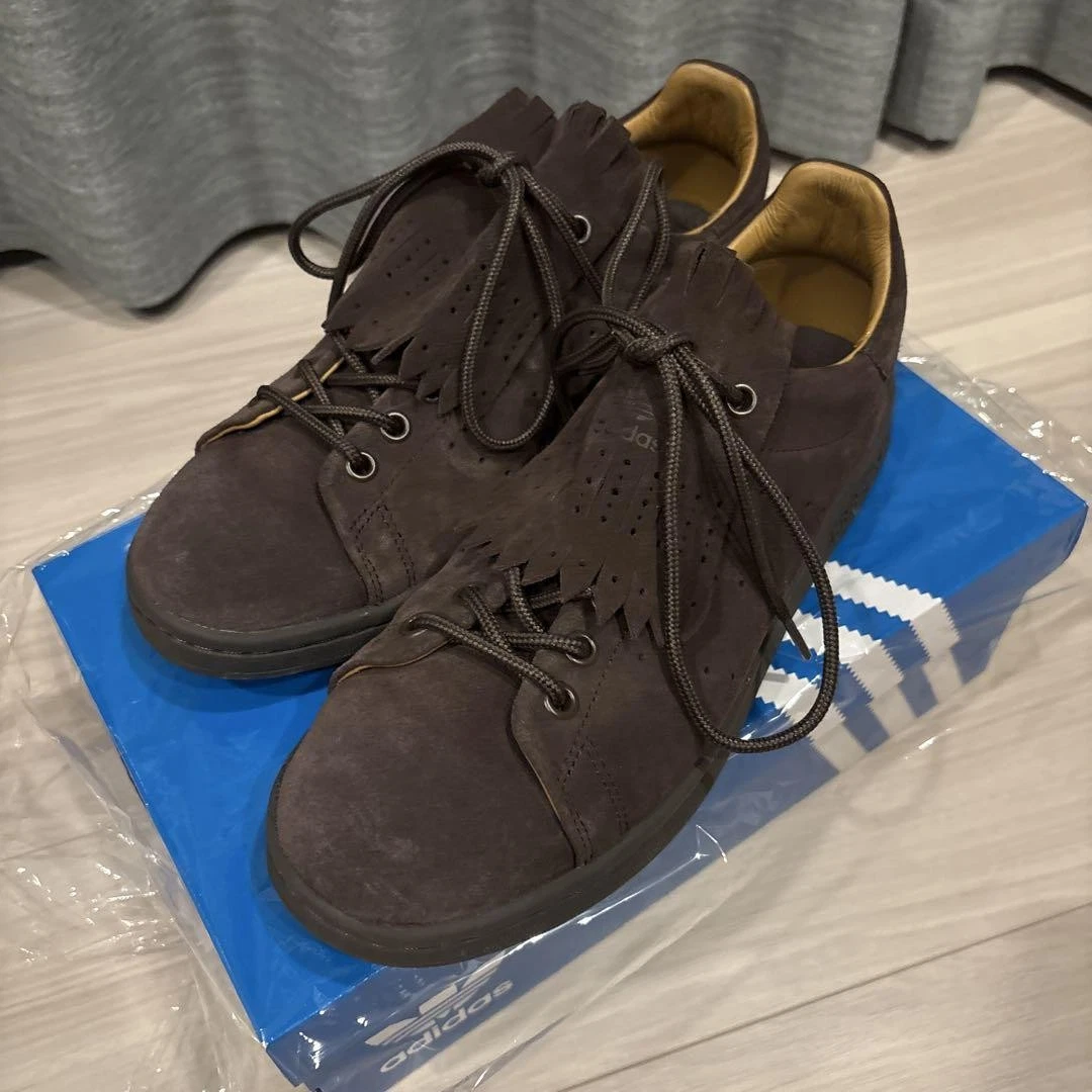 Adidas Stan Smith Lux Marrone Scuro Uomo Taglia 8.0 Usate Nessun Danno