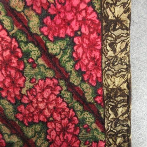 Verfolgungsjagd Kutsche Decke Pferdehaar Blumen Antik Vintage Buggy Schlitten Runde Schwer - Bild 7 von 24