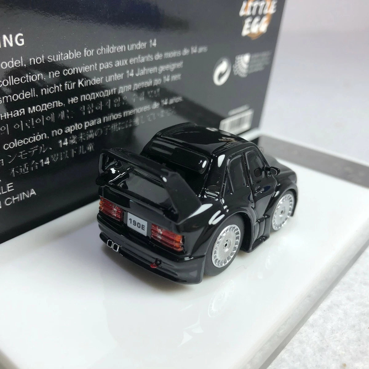 1/64 Little Egg X Art Work Mercedes Benz 190E Black Q Car | eBay