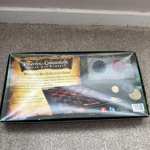 Disney Pirates Of The Caribbean Dead Man’s Chest Draughts Collectors Board Game - Picture 11 of 11