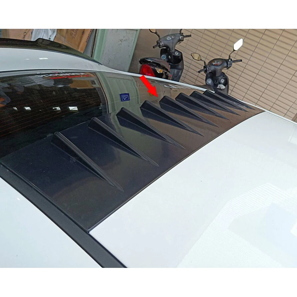Unpainted For Hyundai AD Elantra 6.5th LCI Sport 4DR Shark Fins Roof Spoiler Foto 4 de 4