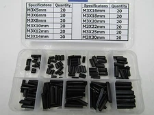 M3 Split Spring Dowel Tension Roll Pin Assortment Kit 240 pcs
