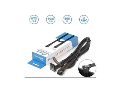 SEASONIC Modular 90° L 12VHPWR Power Cable 16-Pin Supports 40 Series Video Cards
