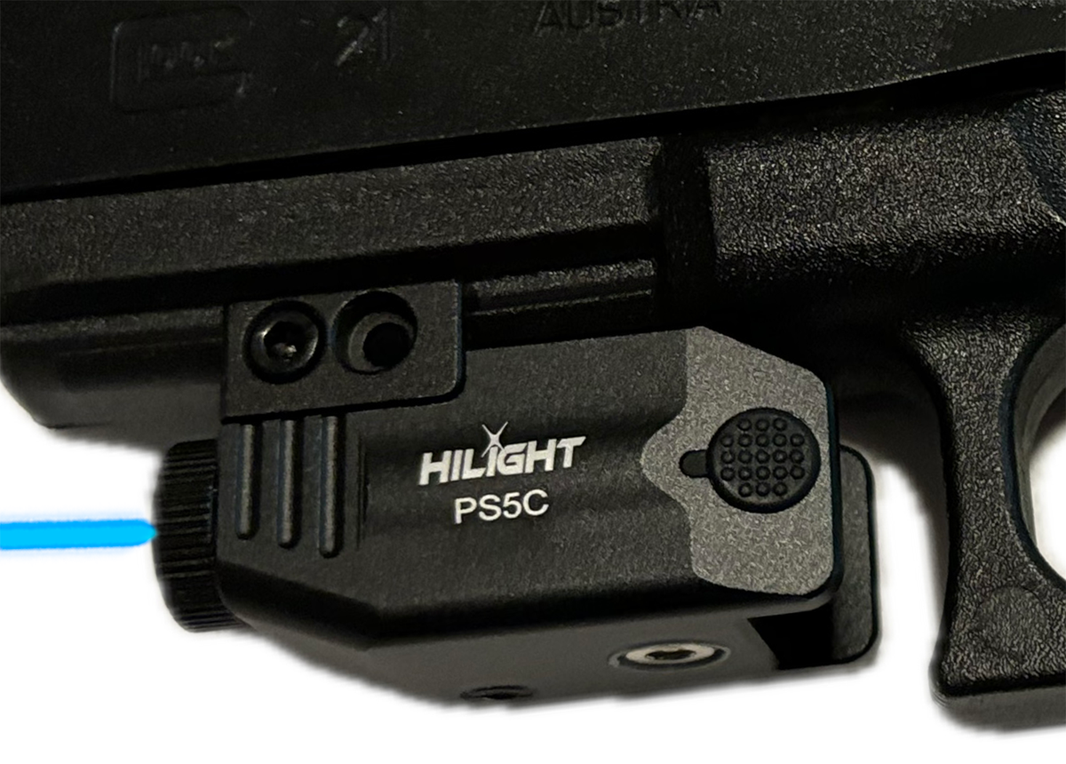 HiLight PS5C CYAN Laser Sight Beam Tactical 400 Lm Flashlight