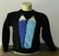 Pullover, Handarbeit: Kinderpullover ca. Gr. 122 / 128, Acryl