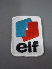 ELF Petroleum Embroidered Iron On Uniform-Jacket Patch 2.75" x 2"