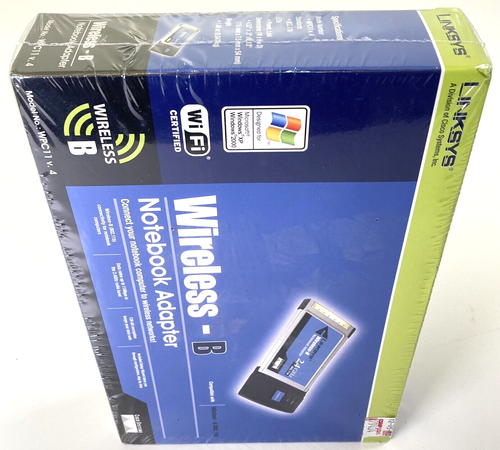New, Linksys Wireless B Notebook Adapter WPC11,V.4, 11Mbps, 2.4GHz, Free Ship - 第 10/15 張圖片
