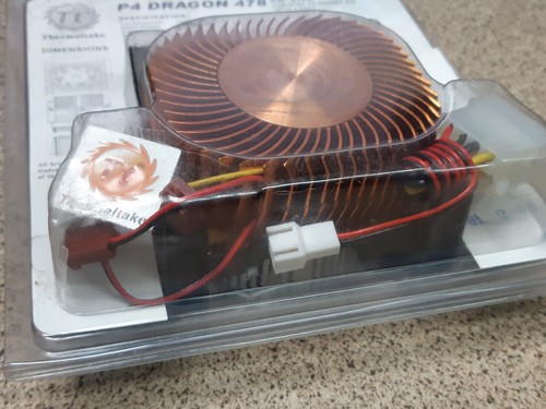 Thermaltake A1258 (P4 Dragon 478) sockel 478 FÜR INTEL P4 CPU KÜHLER *NOS* - Bild 3 von 4