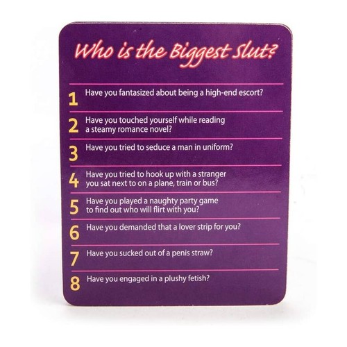 Kheper Games Who is the Biggest Slut? Adult Drinking Game - Picture 4 of 4