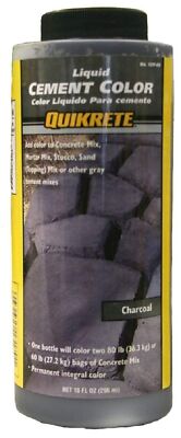 Quikrete Quikrete-1317-00 1317-00 Liquid Cement Color, 10oz, Charcoal