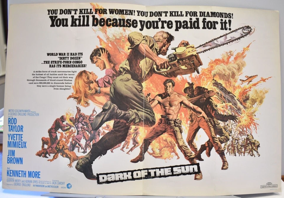 1968 Dark Of The Sun Mercenaries Program Rod Taylor Yvette Mimieux Peter Carsten - Image 3 of 4