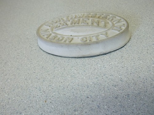 Northwestern Cement Mason City Iowa Werbung Briefbeschwerer - Bild 4 von 6