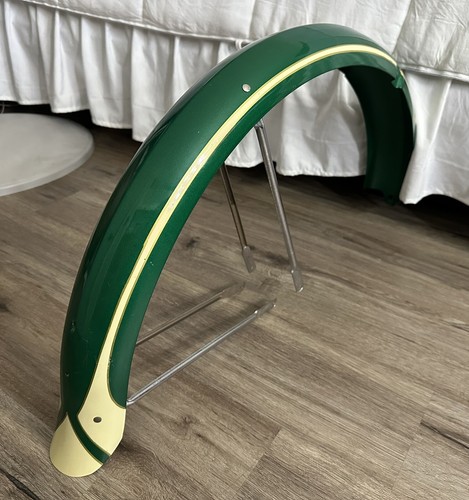 Rare Vintage Columbia Five Star Bicycles Balloon Tire Fahrrad Green Rear Fender
