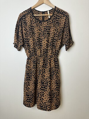 ladies leopard dress Print Cowl Neck Off the Shoulder Midi Leopard / S length dress in a woven viscose blend Floerns Women's Leopard Print Spaghetti
