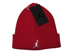 New Jordan Beanie Hat with Metal Jumpman Logo Gym Red NWT Boys or Young Men's