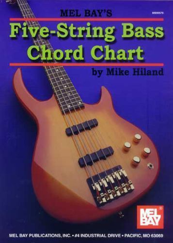 Five-String Bass Chord Chart by Mike Hiland (2003, Sheet Map, Folded ...