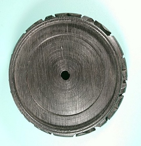 Antique Chinese Wooden Display Tray Black 13.2cm inside top rim - Picture 3 of 10