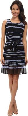 NIC+ZOE Women's Roman Lines Dress Wildflower Dress XS (US 0-2)