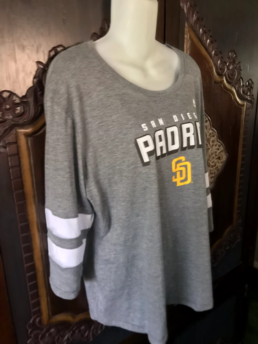 San Diego Padres Women's Long Sleeve Shirt - Picture 3 of 4