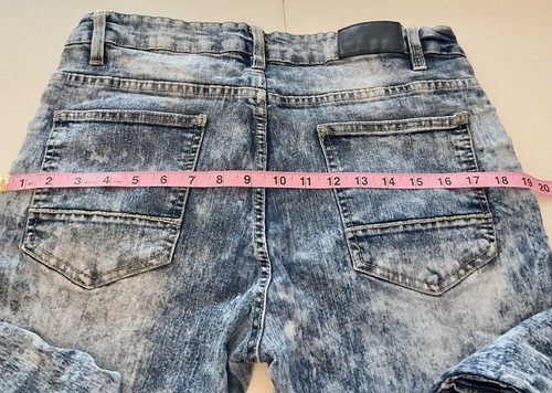 SOUTHPOLE Acid Wash Distressed Rips Herren Jeans 33 x 32 Street Skate Ripstop Beine - Bild 22 von 23