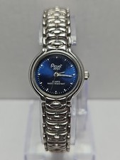 Acuet Japan Womens Quartz Watch Blue Dial Silver Tone Bracelet New Battery