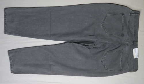 ARIZONA JEAN CO WOMENS 19 MOM GREY JEANS HIGHEST RISE SEMI-RELAXED TAPERED NWT