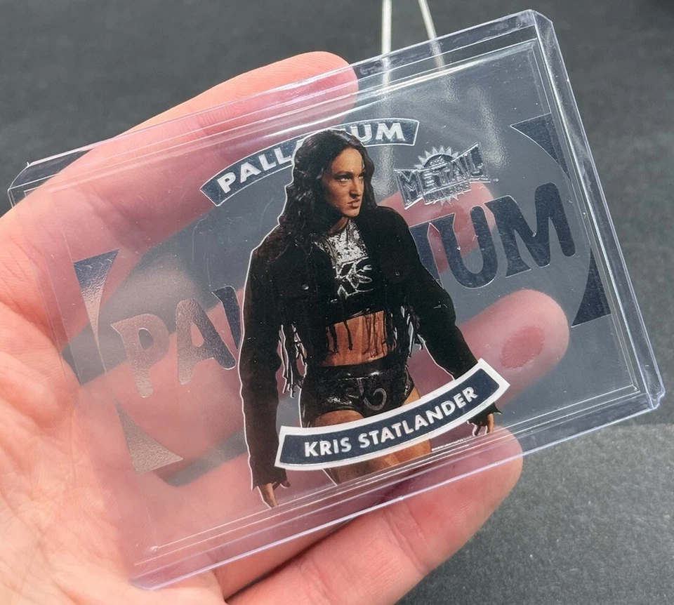 Kris Statlander 2022 Skybox Metal Universe AEW All Elite PALLADIUM #P-8 Acetate - Image 2 of 3