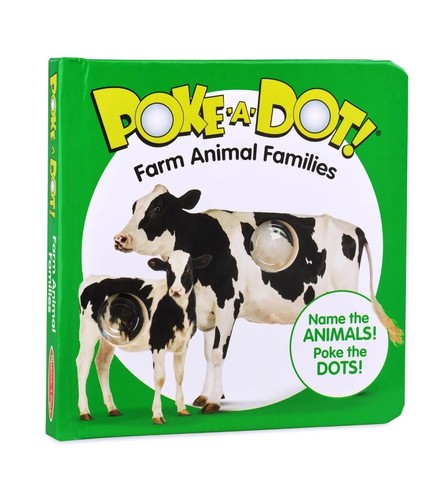 NEW!  POKE-A-DOT Farm Animal Families Name That Animal By Melissa & Doug - Picture 1 of 3