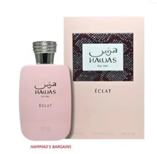HAWAS FOR HER ECLAT BY RASASI EDP 3.38 OZ / 100 ML FOR WOMEN NIB SEALED