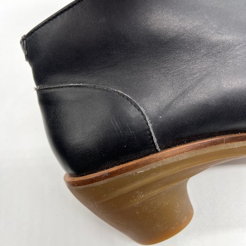 EL NATURALISTA Aqua Pleasant Bootie Womens 41 Black Leather Lace Up Ankle - Picture 11 of 13