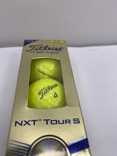Titleist NXT Tour S Golf Balls 3-Pack Sleeve (Yellow) - Picture 7 of 7
