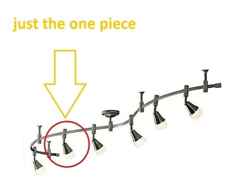 Allen + Roth Sloan Just LED Flex Track Head Níquel # 0809857 / 20272-000 Foto 2 de 4