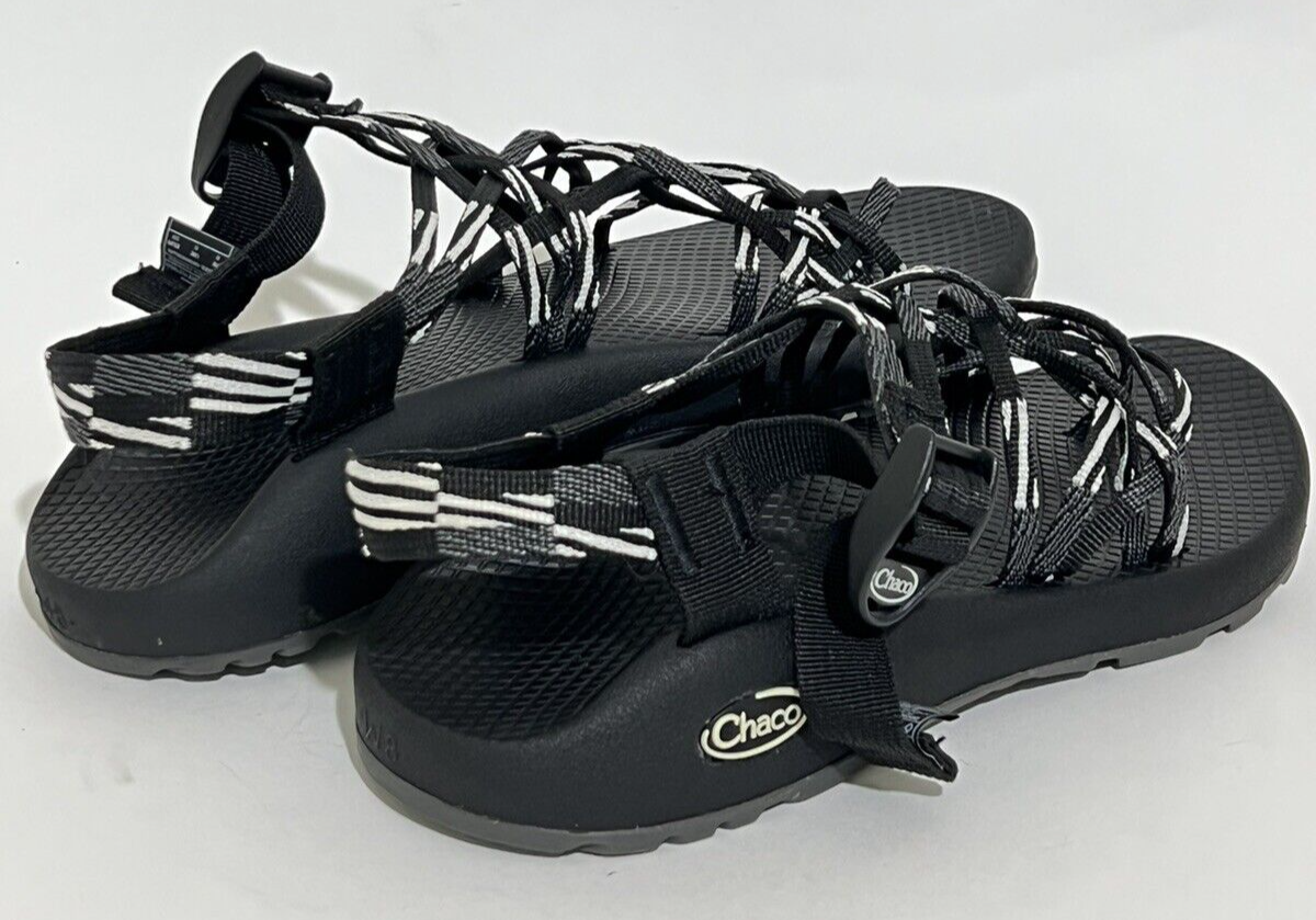 Chaco ZX/3 Women's Sport Sandals Scatter Black & White Size 8 | eBay