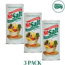 No Salt Original Sodium-Free Salt Alternative, 11 oz ( 3 Pack)