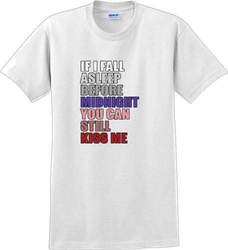 If I fall asleep before midnight you can still kiss me - New Years Shirt - Picture 7 of 15