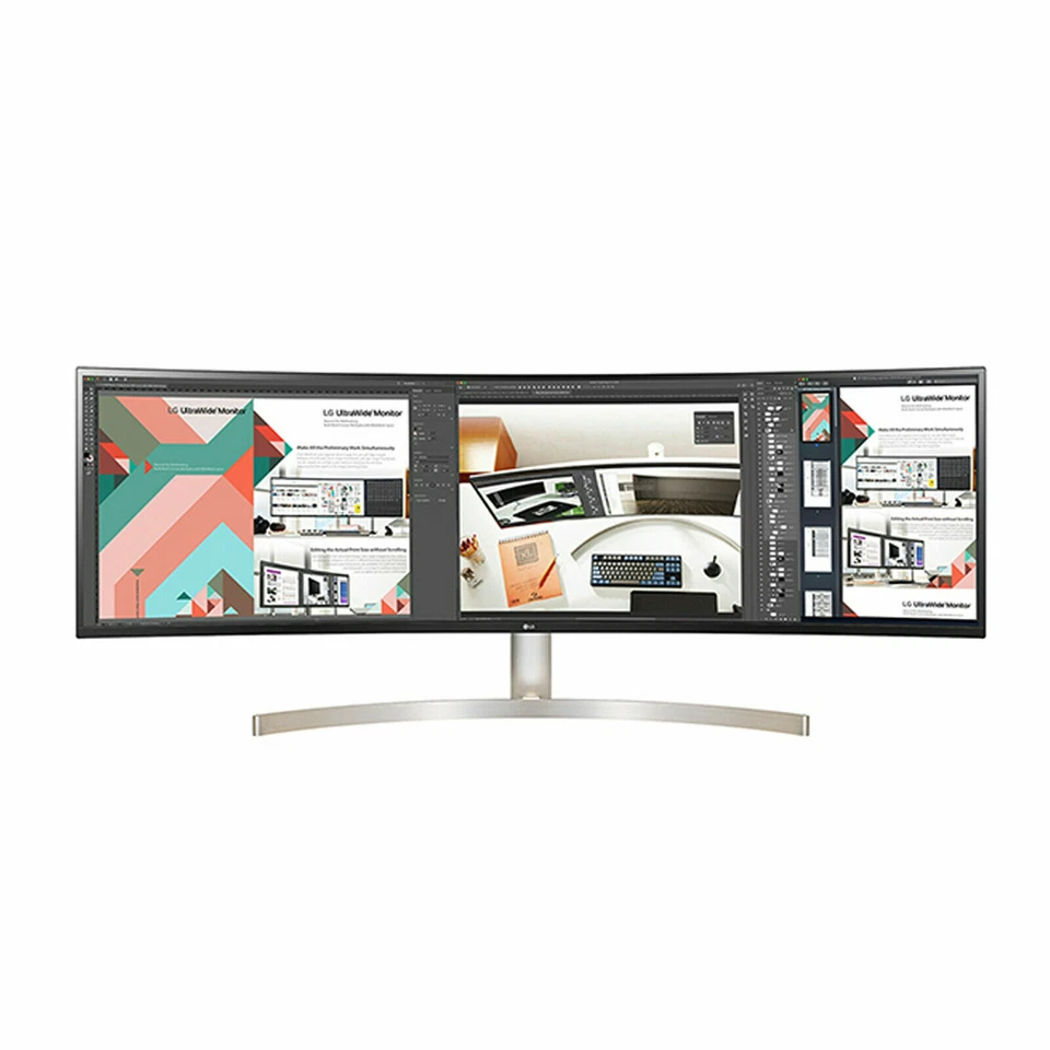 LG 49WL95CW 49" 32:9 UltraWide Dual QHD IPS Curved LED Monitor with HDR 10 - Image 2 of 4