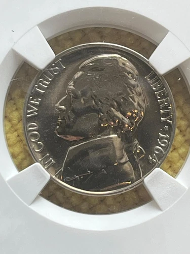 1964 Jefferson Nickel Proof/Uncirculated. NGC PF 66. Full steps (not noted).