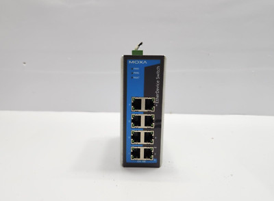 MOXA EDS-308 8-PORT UNMANAGED ETHERNET SWITCH 1201003084015 REV 2.2