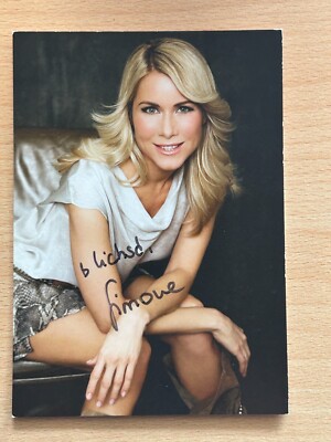 Simone - Autogrammkarte original signiert - #S21645