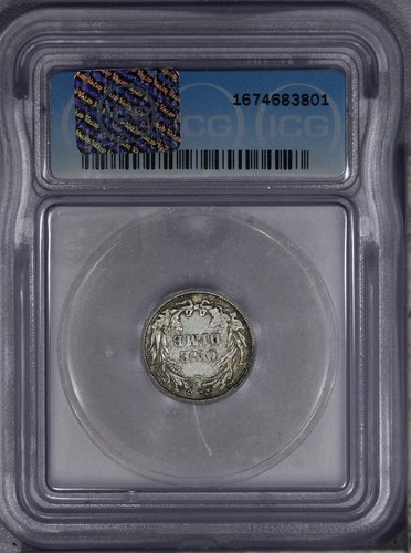 Barber Dime 1907 10c ICG AU53 - Imagen 2 de 2