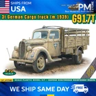 ACE 72580 G917T 3t German Cargo truck plastic model kit scale 1/72