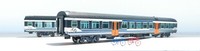 Vitrains 1136 Fs Set Zwei Personenwagen Livree Dtr Transport Bike Mit Logo Fvg