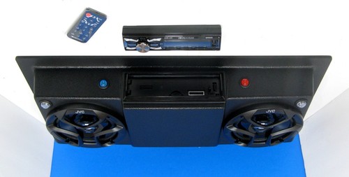 Golf Cart Radio UTV Polaris Overhead Console Stereo BLUETOOTH L.E.D. LIGHTS - Picture 8 of 8