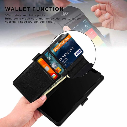 Para Samsung Galaxy Note 8 Cuero A prueba de golpes Abatible Tarjeta Billetera Estuche Soporte Cubierta - Imagen 12 de 33