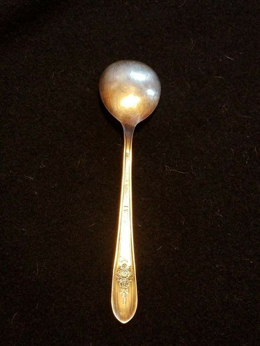 Wm Rogers Extra Plate Original Rogers Triumph 1941 Round Soup Spoon - Picture 5 of 12