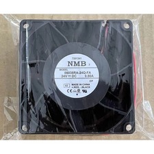 One New NMB 08038RA-24Q-FA 24V 0.80A 2-wire Chassis Cooling Fan QW
