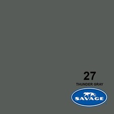 Savage Seamless Background Paper 26" x 12 yd Thunder Gray